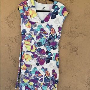 Prana Multicolor Floral Midi Dress